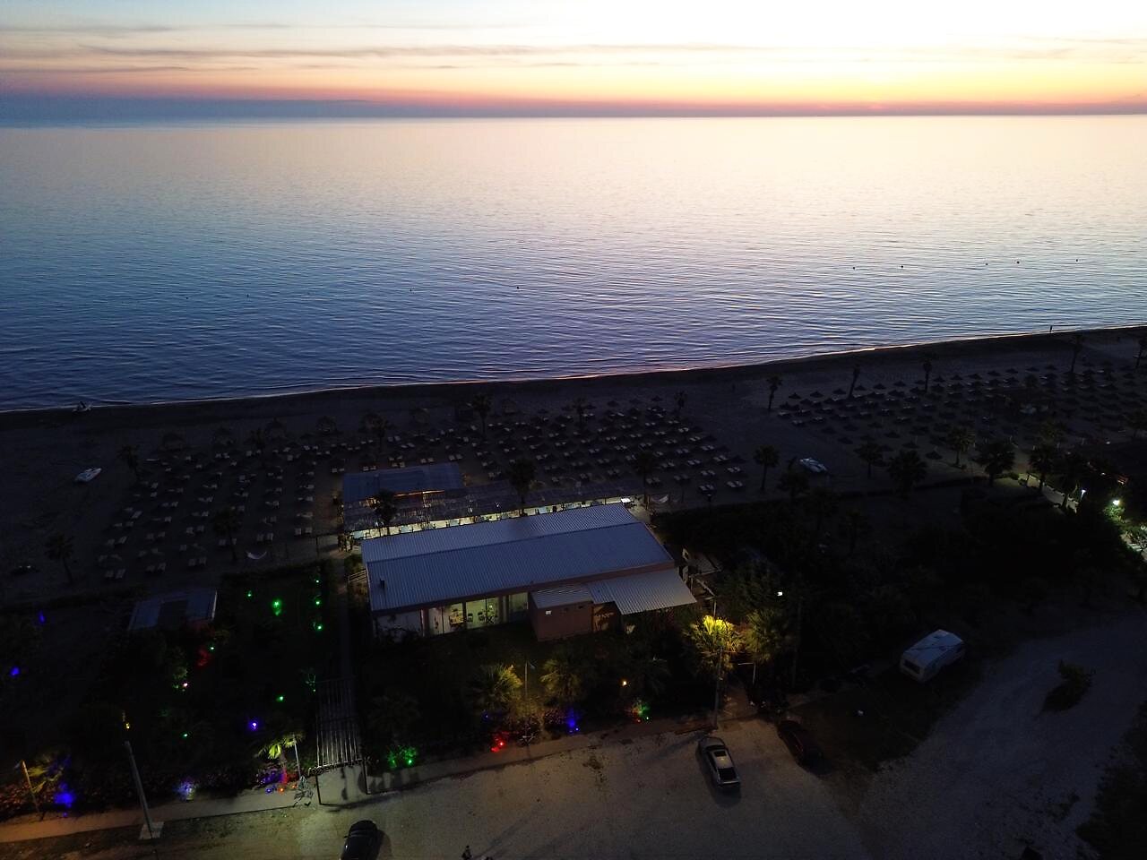Aisem Park and the beach from above