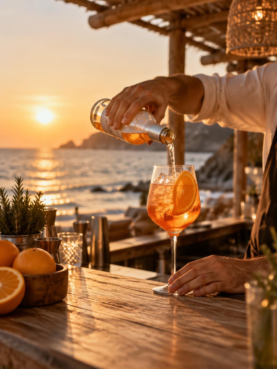 Spritz at the bar (mood photo)